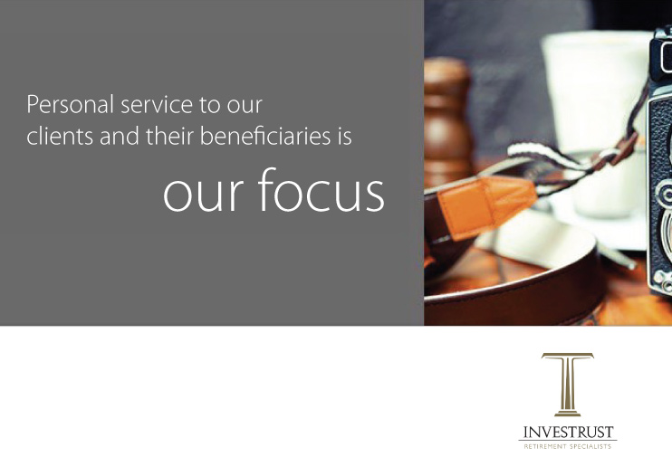 personal service to our clients and their beneficiaries is our focus investrust logo in corner